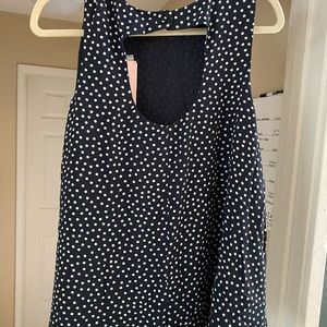 Philosophy Sleeveless Polka Dot top